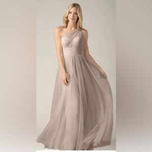 W. Too bridesmaid dress in nude/blush color size 6